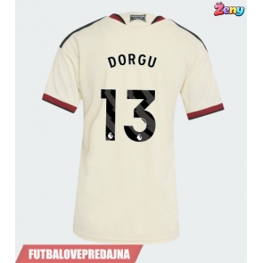 Lacne Ženy Futbalové dres Manchester United Patrick Dorgu #13 2026-27 Krátky Rukáv - Tretina